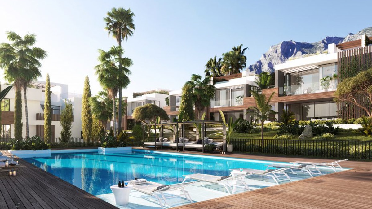 Designer Doppelhaus Villen in Bestlage von Marbella